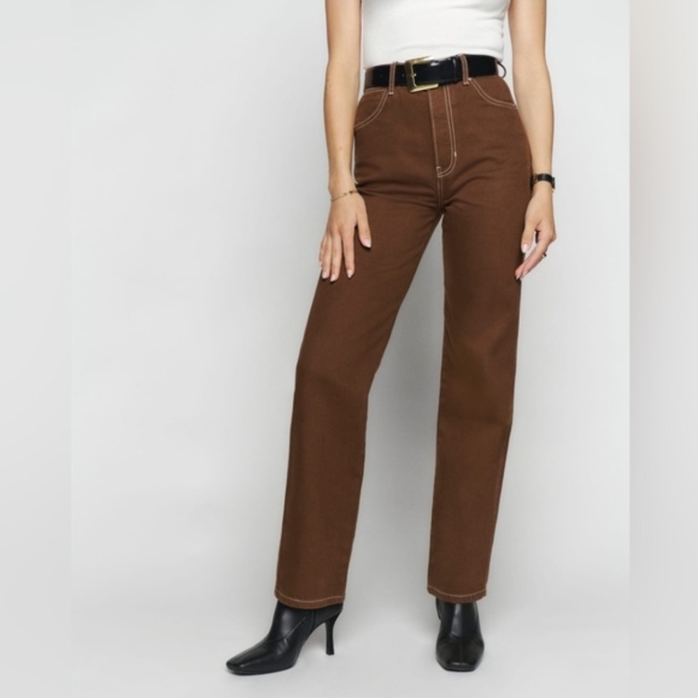 Reformation Cowboy High Rise Straight Jeans - Picture 8 of 8